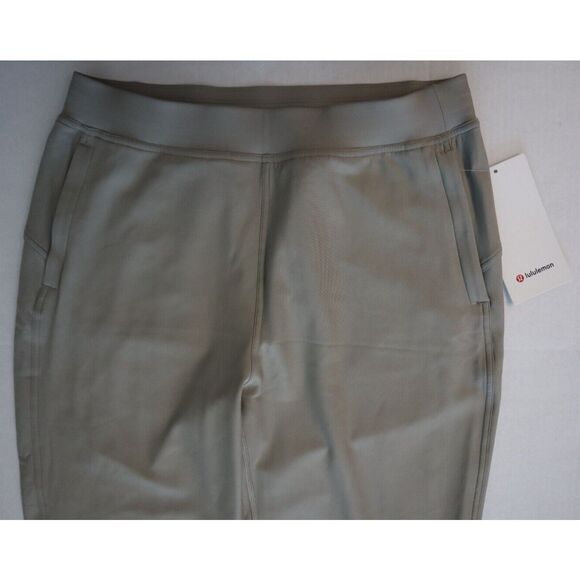 Lululemon Women Sz 8 Riverstone Gray Adapted State HR Tech Fleece Joggers - Picture 10 of 16
